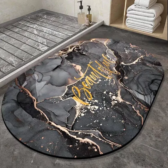 Aoof Alfombra Super Absorbente Baño Secado Rapido Para Sala