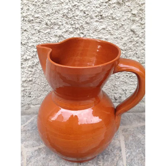 Jarra De Barro Para Sangría. Tisana. Capacidad 2 Ltrs Nueva