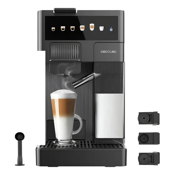 Cafetera Espresso Cecotec Freestyle Latte Compatible con Cafe Molido, Cápsulas Dolce Gusto, Nespresso y K-Free | Cuotas sin interés