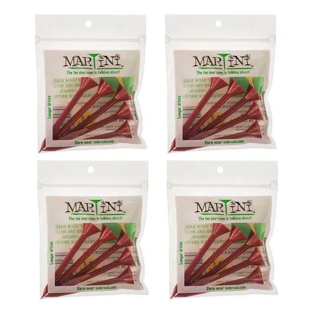 3 1 4 Martini Tee Golf Pack Rojo Total 20 Practicamente