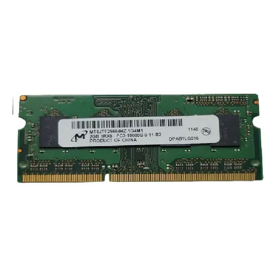 Memória Micron Para Note 2gb 1rx8 Ddr3 Pc3-10600s-9-11-b2