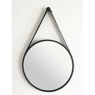 Espelho Redondo De Parede Adnet Decorativo Do 45cm De Diâmetro Quadro Preto Espelho Redondo De Parede Adnet Decorativo Do 45cm De Diâmetro Quadro Preto