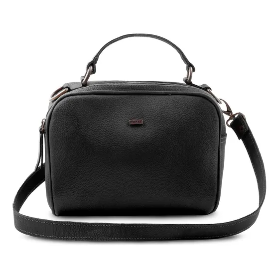 Bolsas De Mujer Crossbody Mujer Bolsa Mujer Bolso Mujer Bolsa Crossbody Mujer Bandolera Mujer 100% Piel Fabi Yayas Color Negro