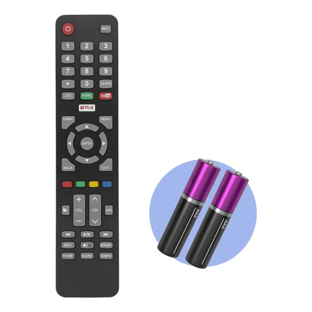 Controle Remoto Compatível Tv Smart Cobia / Haier Lcd Pilha