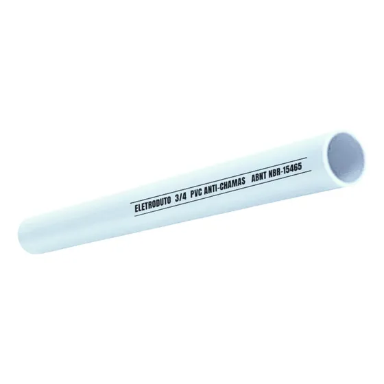 Conduite Sobrepor Eletroduto 3/4 Pvc  Encaixe Barra 1,5m 