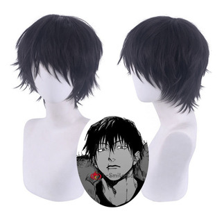 Gifts-q Peluca Black Jujutsu Kaisen Toji Fushiguro Cosplay Gifts-q Peluca Black Jujutsu Kaisen Toji Fushiguro Cosplay