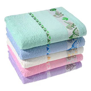 Kit C/ 3 Toalhas De Banho Infantil AlgodĂŁo Para Bordar Kit C/ 3 Toalhas De Banho Infantil AlgodĂŁo Para Bordar