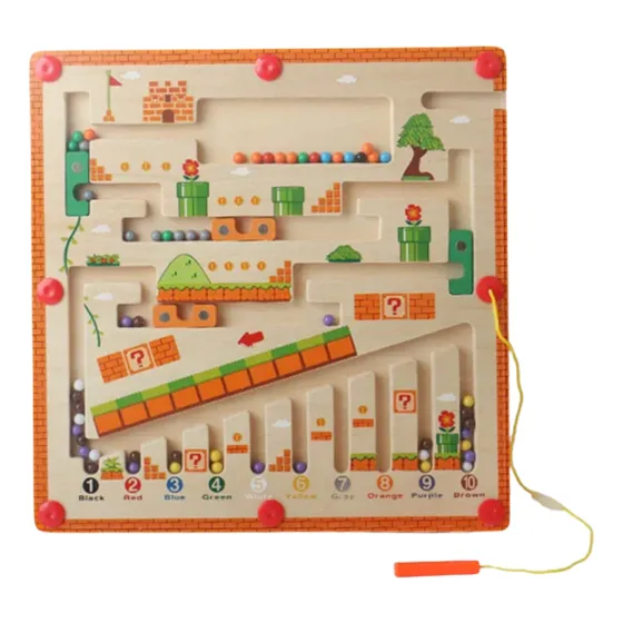 Magnetic Road Didáctico Juego De Destreza Y Paciencia