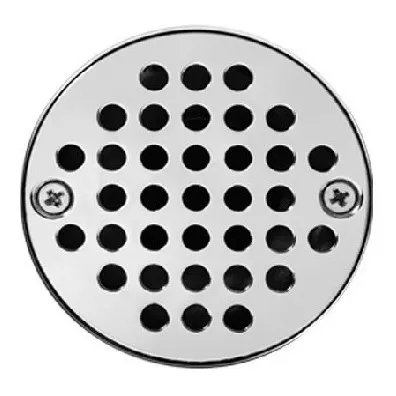 Rejilla Perforada Fp Anti Cucaracha Centro Piso Cromada 10cm