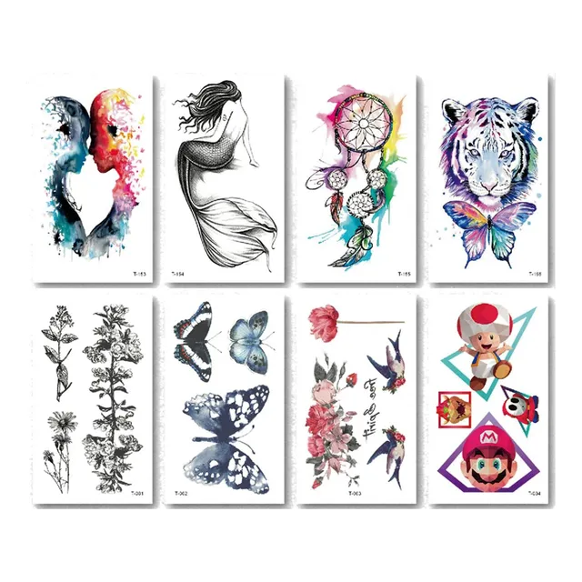 Tatuajes Temporales Variados Pack 15 Unidades