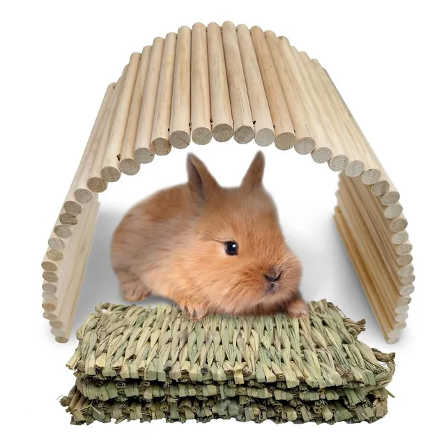 Hamiledyi Extra Bunny Ladder, Puente De Escalera De Madera 3