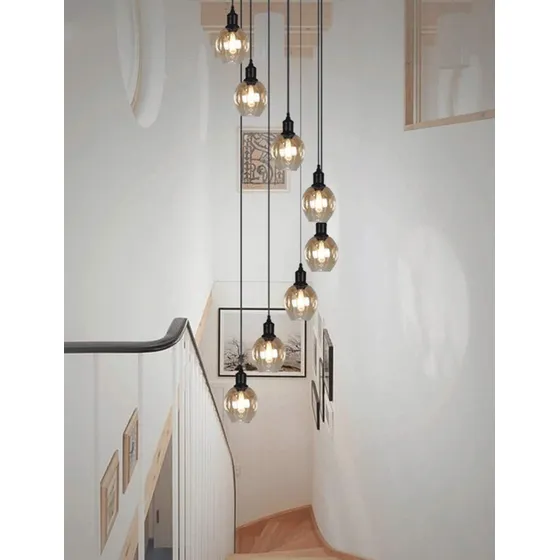 Osdfn Candelabro Grande Escalera Nordica Lampara Larga 8