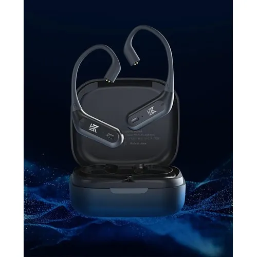 Auriculares in-ear gamer inalámbricos KZ az09 pro negro con luz LED