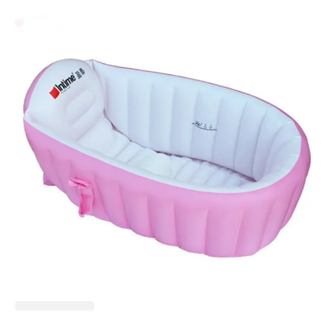 Bañera Tina Piscina Inflable Bebe + Inflador 98 X 64 X 28 Cm
