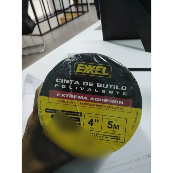 Cinta De Butilo Impermeabilizante 4  X 5 Metros.