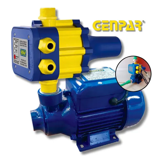 Bomba De Agua 1/2 Con Press Control Automático Genpar