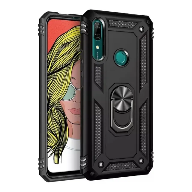 Funda Uso Rudo Anillo Magnetico Para Huawei Honor