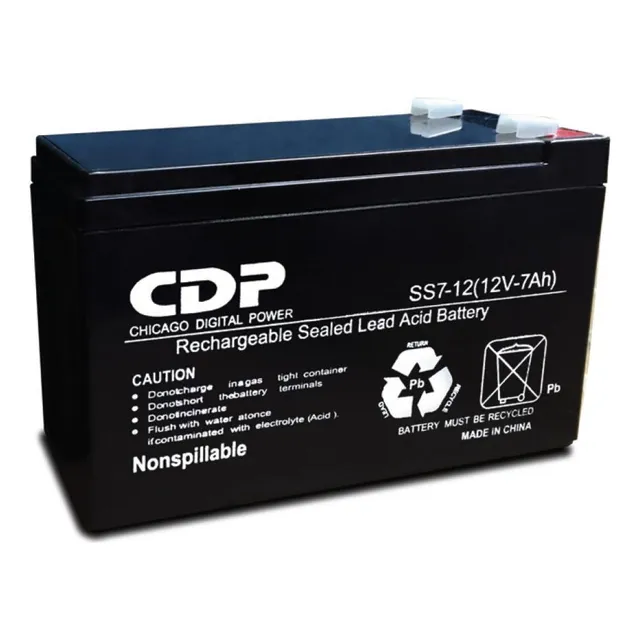 Bateria Cdp 12v 7ah Ups/alarmas Recargable