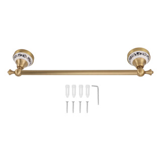 Toallero De Baño De Cobre De 40,5 Cm, Pared Única Toallero De Baño De Cobre De 40,5 Cm, Pared Única