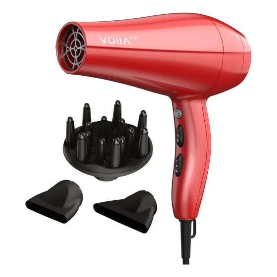Secador De Pelo Ga.ma Italy Volta Ion 2300w Rojo