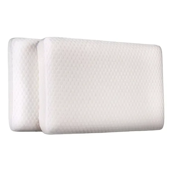 Pack (2 Unidades) De Almohadas Blanco Viscoelástica 65x38 Cm