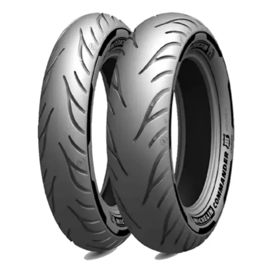 Pneu Michelin 100/90b19 + 140/90b15 Commander 3 Cruiser