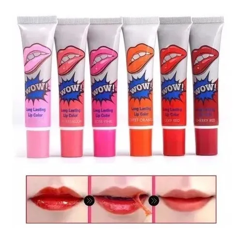 24 Tinta Wow! Coreana Indeleble Larga Duración Waterproof 