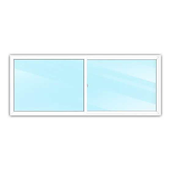 Ventana Dvh De Pvc Blanco De 150 X 60 Tipo Corrediza