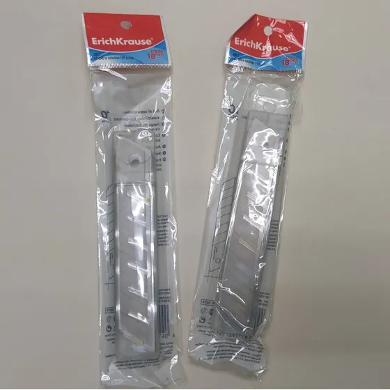 Repuesto Cuchillas Erichkrause 18 Mm Mayorx24 Paq. De 10u