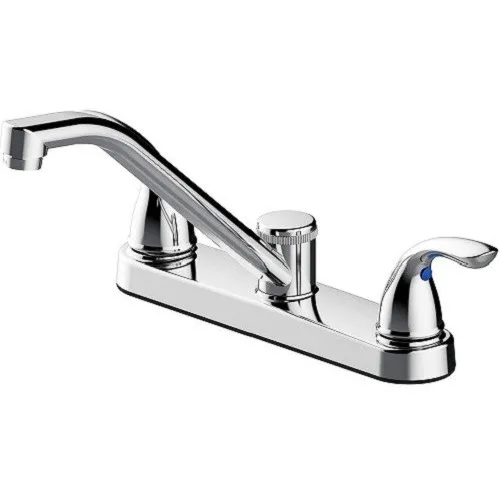 Llave Mezcladora Para Fregadero 8 Coflex Gf-d201 Acabado Cromado Color Cromo