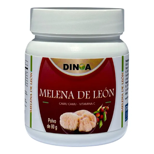 Dinoa Suplemento Natural Melena De León Polvo 80g