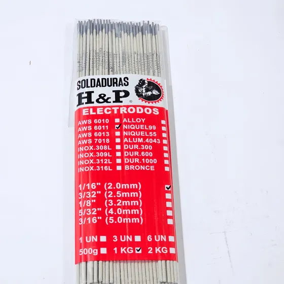 Electrodo E6011 X 1k. X 1/16 (2.0mm) Para Espesores Delgados