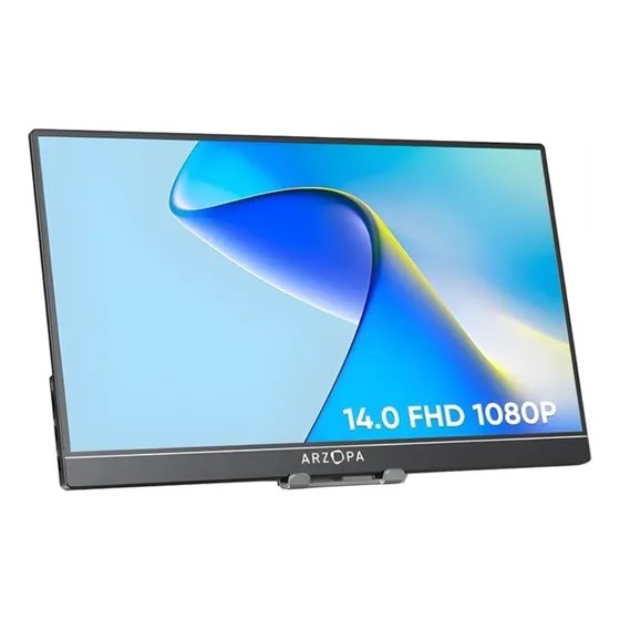 Monitor Arzopa com tela de 14" 60Hz e resolução Full HD