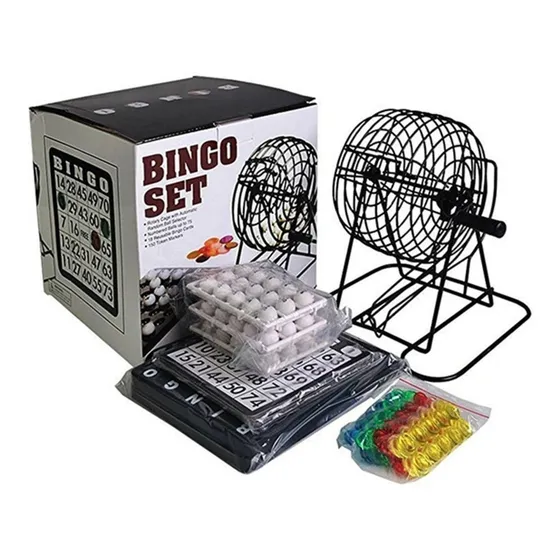 Bingo Lujo Macrooutlet Machine Juego De Mesa Bingo Familiar