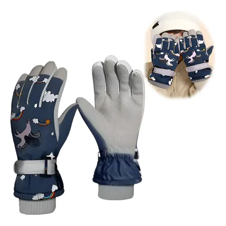 Guantes Termicos Nieve Niños Invierno Guante Esqui Frio
