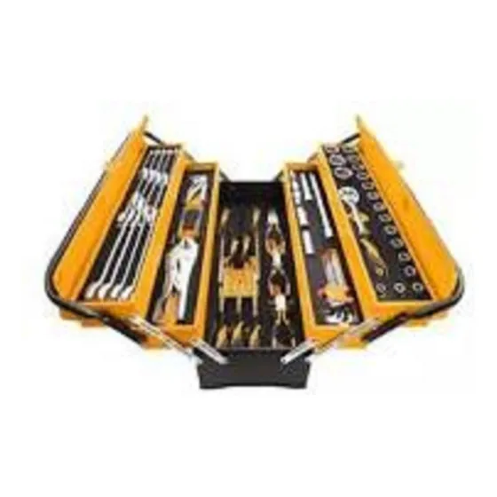 Set De 60 Herramientas Con Caja Metálica Marca Tolsen