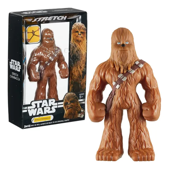Boneco De Ação Elástico Star Wars Chewbacca, Pacote Com 1 Pa