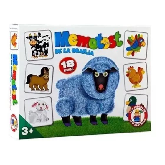 Juego De Mesa Ruibal Memotest De La Granja Didáctico H490