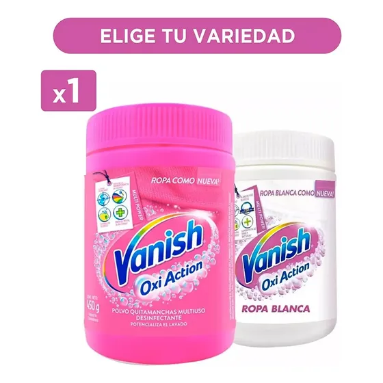 Vanish Quitamanchas Polvo En Pote 450 Gr - Variedades
