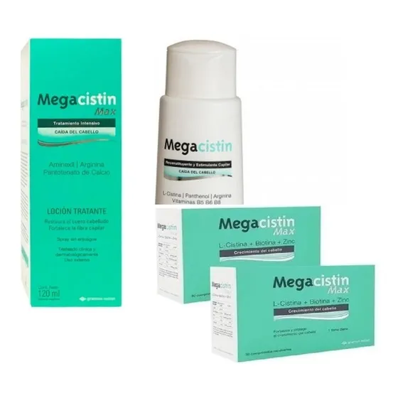 Mega Pack Megacistin Crecimiento Capilar Entrega Inmediata !