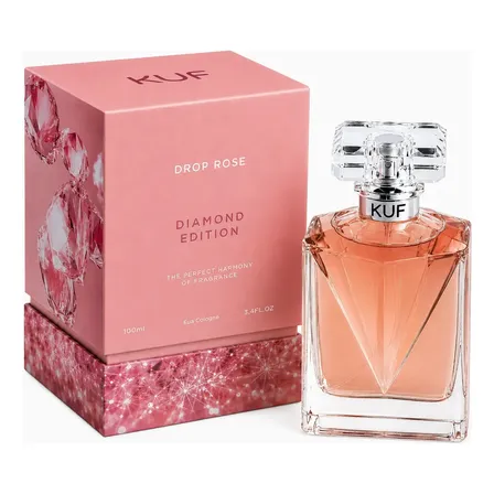 Perfume Árabe Kuf Diamond Rose Feminino 100ml
