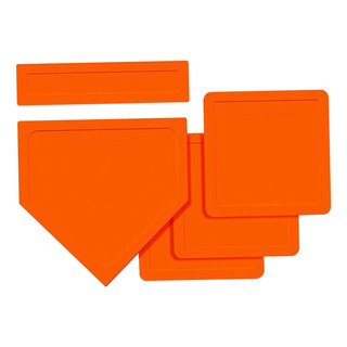 Juego De Bases De Béisbol, Juego De Base De Goma De Naranja Juego De Bases De Béisbol, Juego De Base De Goma De Naranja