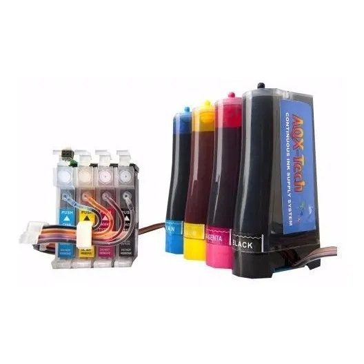 Sistema De Tinta Continuo Aqx-tech Ciss Ep Xp Con Capacidad De 400cc