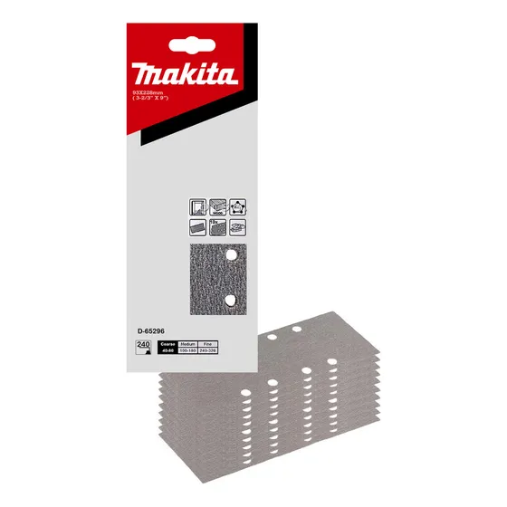 Lija Multiuso (10un) 93x228 G240 Makita D-65296