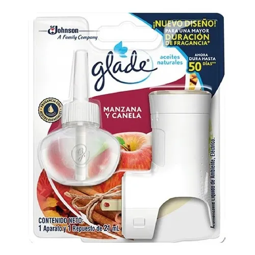 Glade Aceites Naturales Electrico / Difusor + Repuesto
