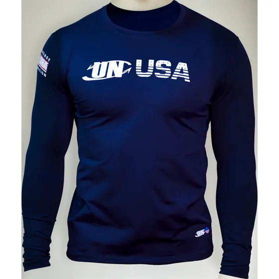 Sudadera Azul Hombre Un Usa / Universe Nutrition Oficial