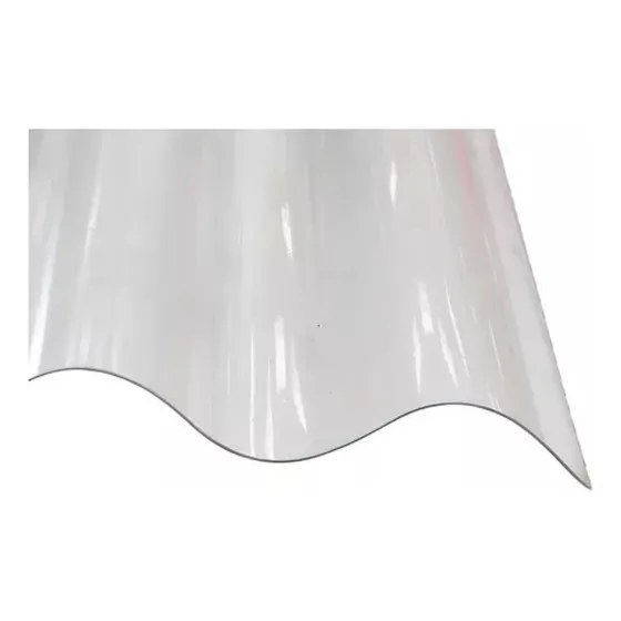 Policarbonato Ondulado Transparente Gris Humo 4.50 X 1.26