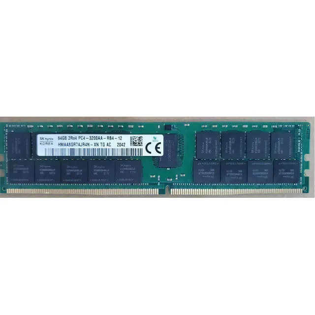Memoria RAM Servidores color verde 64GB 1 SK hynix HMAA8GR7AJR4N-XN