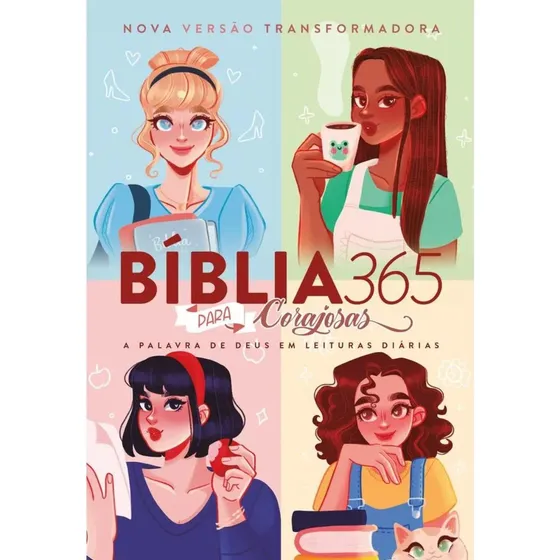 Bíblia Sagrada Feminina: Devocionais biblia em 1 ano, de Nova Versão Transformadora. Série Não Específico, vol. Único. Editora Mundo Cristão, capa mole em português, 2023