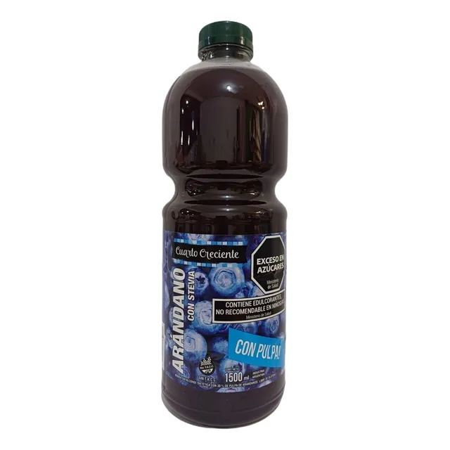 Jugo De Arandano Bebida Con Pulpa Y Stevia Sin Tacc 1.5 Lt